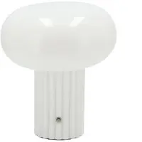 Scandi Living Haven portabel tafellamp 22 cm Wit