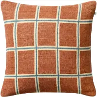 Chhatwal & Jonsson Raha kussenhoes 50x50 cm Apricot orange-heaven blue