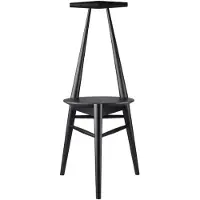 FDB Møbler J157 Anker stoel Oak black lacquered