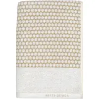 Mette Ditmer Badlaken Grid Sand / Off-White (70 x 140 cm)