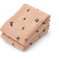 Liewood Lewis mousseline doek 2-pack 65x65 cm Mini Berry-Pale tuscany