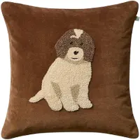 Chhatwal & Jonsson Doodle kussenhoes 50x50 cm Cognac