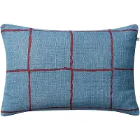 Chhatwal & Jonsson Chakra kussenhoes 40x60 cm Dusty blue-ruby