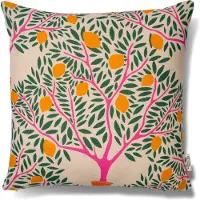 Classic collection Lemon garden kussensloop 50x50 cm Groen