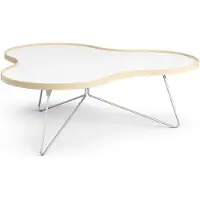 Swedese Flower tafel 107 x 114cm H39 cm Berk gelakt