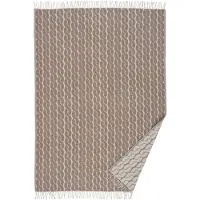 Klippan Yllefabrik Knit wollen deken 130x200 cm Zand