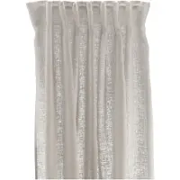 Scandi Living Serenity gordijn met multiband 129x250 cm Greige