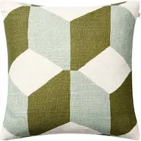 Chhatwal & Jonsson Hawa Kussenhoes 50x50 Cm / Cactus Green - Decoratieve kussens & hoezen Linnen Aqua - CC710152-23