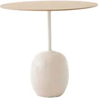&tradition Lato LN9 bijzettafel Oak-Crema diva marble
