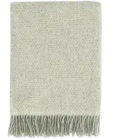 Scandi Living Sandstone wollen plaid 130x180 cm Sage Melange