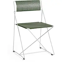 HAY X-Line Indoor Outdoor stoel Autumn green-hot galvanised