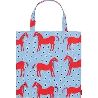 Marimekko Musta Tamma tas 44x43 cm Light blue-red-black