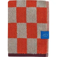 Mette Ditmer Retro Guest Towel 2-pack 40x55 Cm - Handdoeken & badhanddoeken Biologisch Katoen Dark Orange - RETTWG38