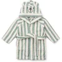 Liewood Lily badjas peppermint crème-de-la-crème streep 3-4 jaar