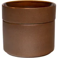 Arabia Kirnu Decorative Jar 11x10 Cm Brown - Dozen en kisten Vitroporcelain Dark Brown - 1080023
