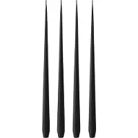Ester & Erik kaars 4-pack mat Velvet matt black 95, 42 cm