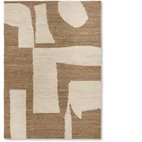 Ferm Living Vloerkleed Piece Rug 200 x 300 cm - Off-White / Toffee