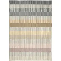 Linie Design Devise wollen vloerkleed 140x200 cm Mustard