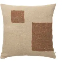 Ferm Living Oleo kussenhoes 50x50 cm Natural-Sugar Kelp