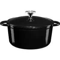 Dorre Gretl gietijzeren braadpan emaille 4 L Zwart