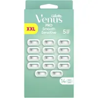 Gillette venus Pro Smooth Sensitive Scheermesjes Voor Vrouwen - Voor De Gevoelige Huid - 14 stuks