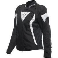 Dainese Avro 5 S26 dames motorjas, zwart/wit, maat 48