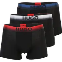 HUGO Boxershorts blauw / rood / zwart / wit