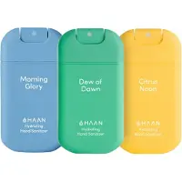 HAAN 3-Pack Mix Handspray Handverzorging Navulbaar 3x 30ml Morning Glory, Dew of Dawn & Citrus Noon