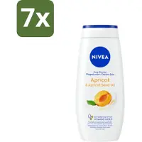 Nivea - Douchegel - Soft Apricot - Huidbeschermend - 250 ml - Bulkverpakking - 7 stuks