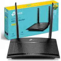 TP-LINK TL-MR100 – Draadloze 4G LTE Router – 300 Mbps Wi-Fi – Simkaartslot – Plug & Play – Ondersteunt tot 32 apparaten – Zwart