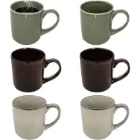 Secret De Gourmet Koffiemok - set van 6 - keramiek - 420 ml - beker