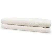Eleganzzz Handdoeken Set - Set van 2 - Handdoek 60x110cm - 420 gr/m2 - 100% Katoen - ivory