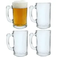 Vicrila Bierpul Munich - 4x - glas - 42 cl - duits bierglas met handvat - klassiek model - oktoberfest