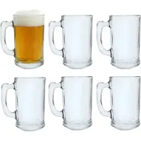 Vicrila Bierpul Munich - 6x - glas - 42 cl - duits bierglas met handvat - klassiek model - oktoberfest