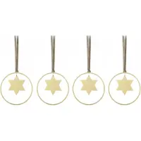 Blomus Kerstornament Kitai Stars Gold (Set van 4)