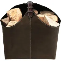 Ørskov brandhout-houder suede Bruin