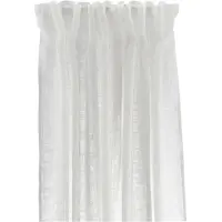 Scandi Living Serenity gordijn met multiband 129x250 cm Wit