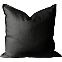 Scandi Living Calm kussenhoes linnen 50x50 cm Carbon