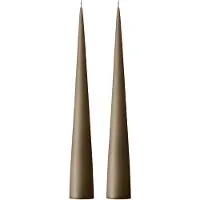 Ester & Erik kegelkaars 37 cm 2-pack mat Caviar 77