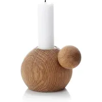 Applicata RoundNround kandelaar Geolied eikenhout