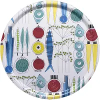 Almedahls Picknick rond dienblad Ø38 cm Multi
