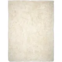 Classic collection Cloudy wollen vloerkleed 250x350 cm Natuurwit