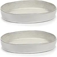 Serax - Marie Michielssen - La Mere Diep Bord D20 cm - Off White - Set van 2