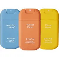 HAAN 3-Pack Mix Handspray Handverzorging Navulbaar 3x 30ml Morning Glory, Sunset Fleur & Citrus Noon