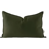 Scandi Living Calm kussenhoes linnen 40x60 cm Forest Green