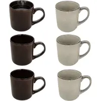 Secret De Gourmet Koffiemok - 6x - keramiek - 420 ml - beker