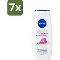 Nivea Douchecrème Cashmere & Cotton Seed Oil 250 ml - Bulkverpakking - 7 stuks