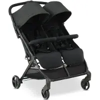 Mooiys Tess Opvouwbare Twin Buggy - Met Draagtas & Regenhoes - Zwart