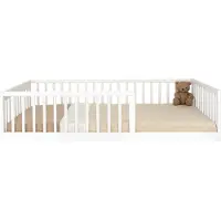Colorfull Home Collection Peuterbed Vloerbed 80x160 White