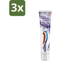 Aquafresh 3 x - Tandpasta - Whitening - Stralend Witte Tanden - 100 ml - Tandpasta Whitening - Stralende Tanden - Witte Tanden - Frisse Adem - Tandplak Verwijderen